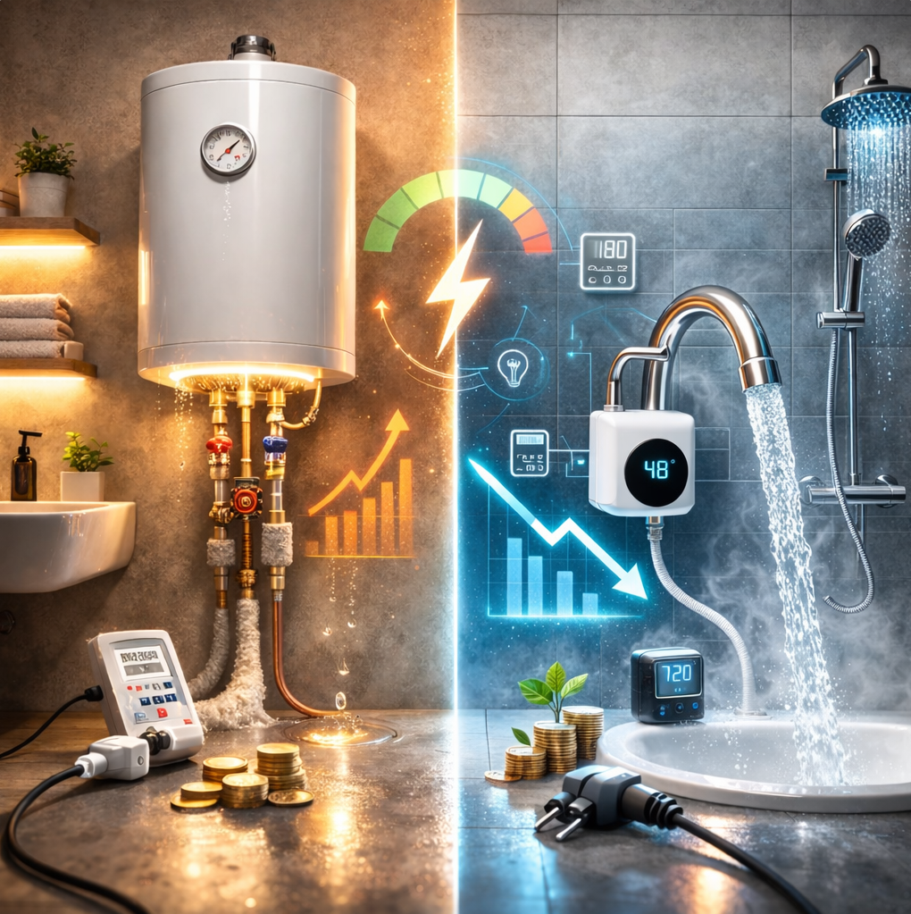 Що економічніше: бойлер чи проточний водонагрівач? Глибокий технічний розбір