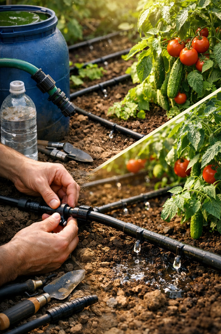 Как сделать капельный полив на огороде своими руками: полная инструкция по установке и подключению