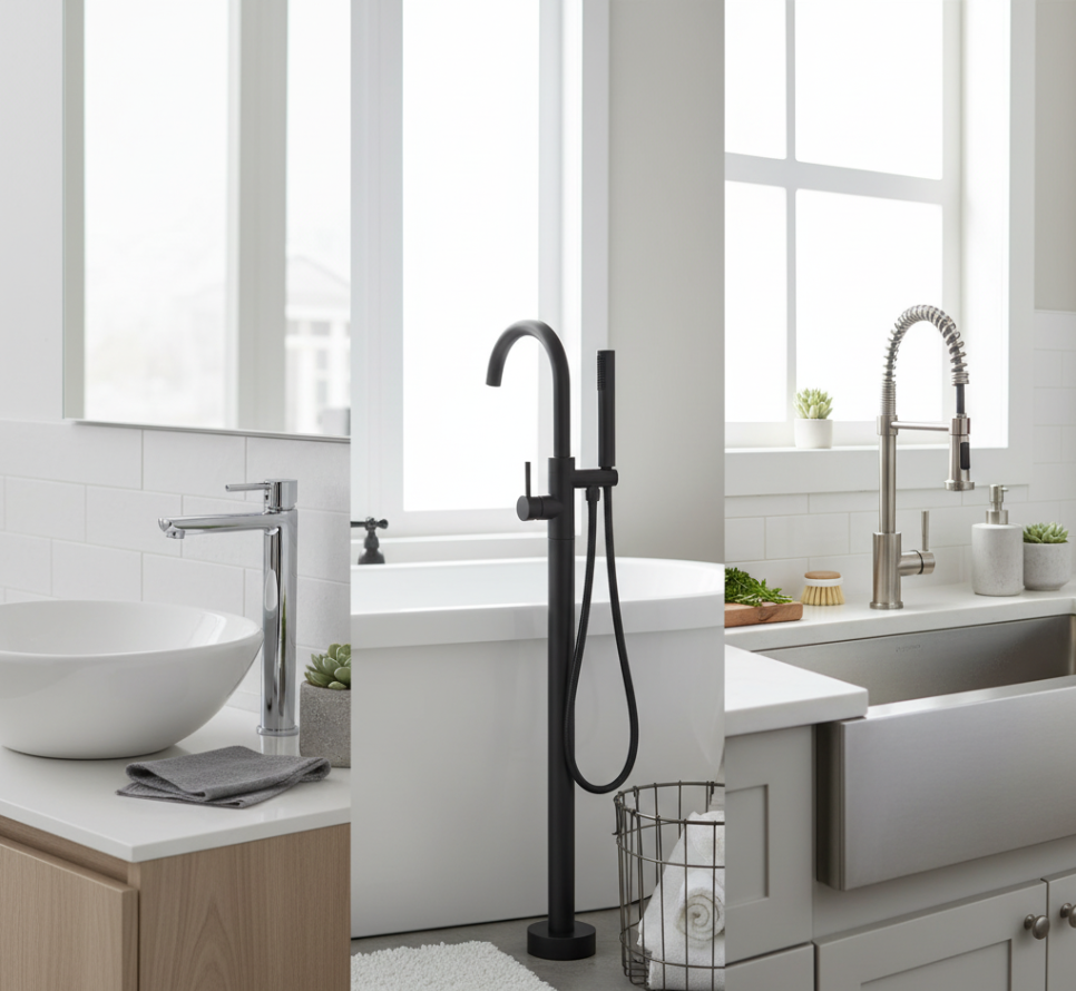 Як вибрати змішувач: для ванни, умивальника, кухні