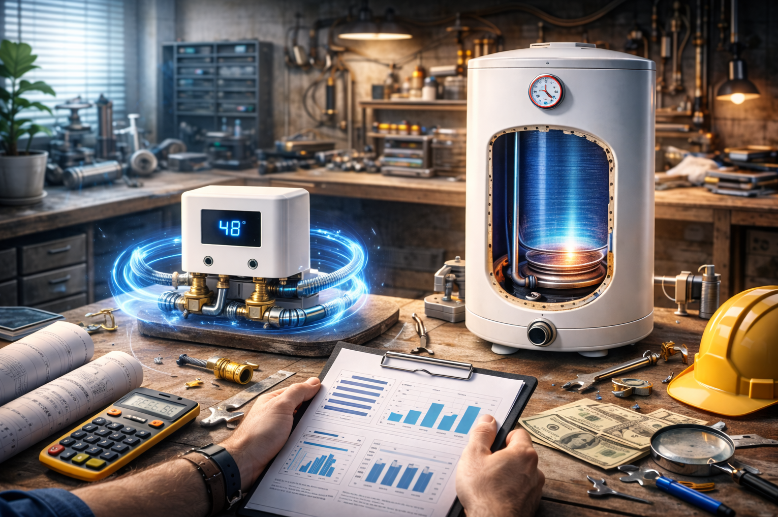 Проточний чи накопичувальний водонагрівач: інженерний розбір ризиків, витрат та обмежень