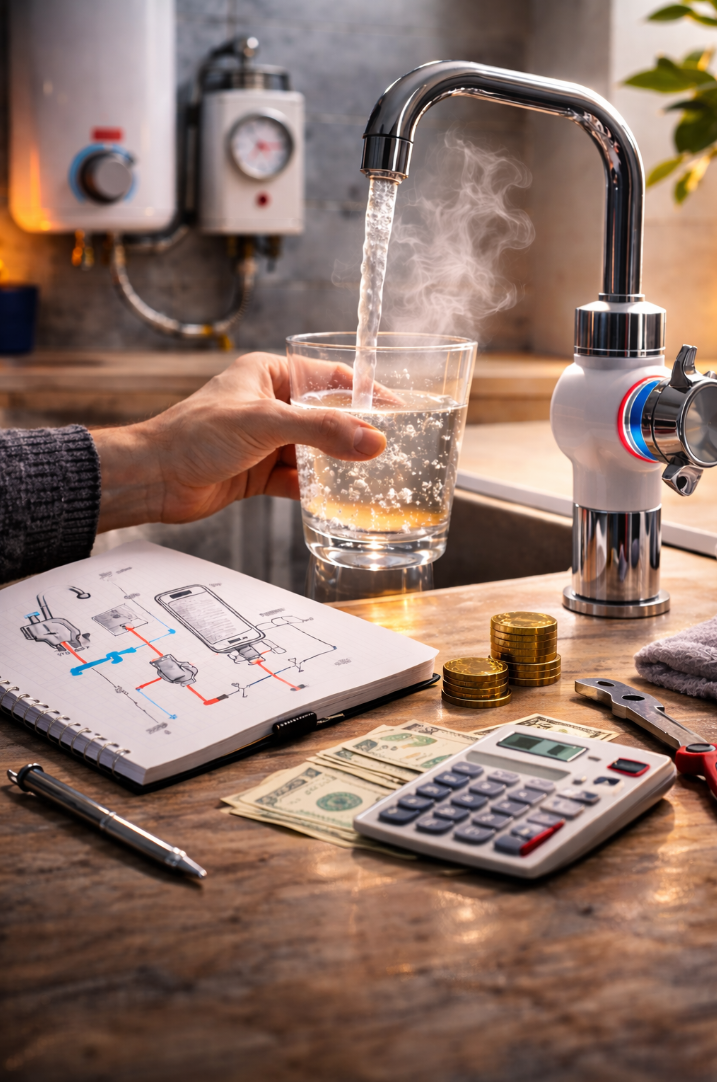 Чи варто купувати кран із нагріванням води: технічний аналіз та порівняння систем