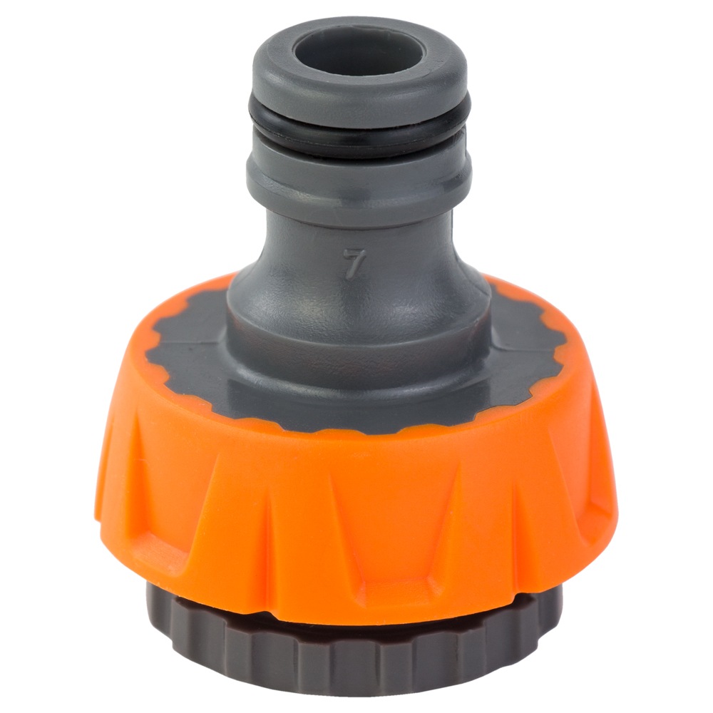 Адаптер для конектора Flora 1/2" універсальний в/р 1/2" х 3/4" (ABS + TPR)