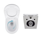 Акційний набір: Унітаз підвісний Jay Ultra Quiet QT07335177W 485 х 360 х 320 + Tern Ultra Quiet QT17332303ASW 490 x 365 x 325
