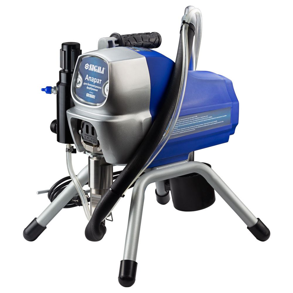 Апарат Sigma Profi для безповітряного фарбування 750Вт 2.1л/хв 210бар