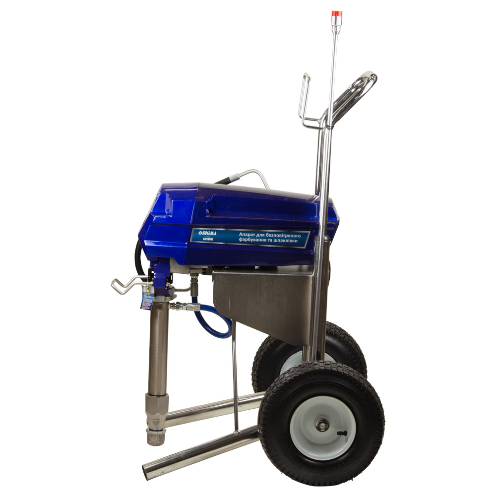 Апарат Sigma Profi для безповітряного фарбування і шпаклівки 3800Вт 6.0л/хв 250бар