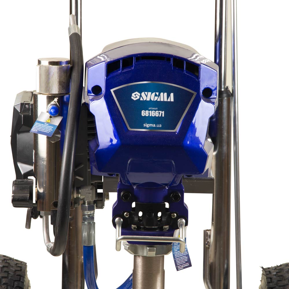Апарат Sigma Profi для безповітряного фарбування і шпаклівки 3800Вт 6.0л/хв 250бар