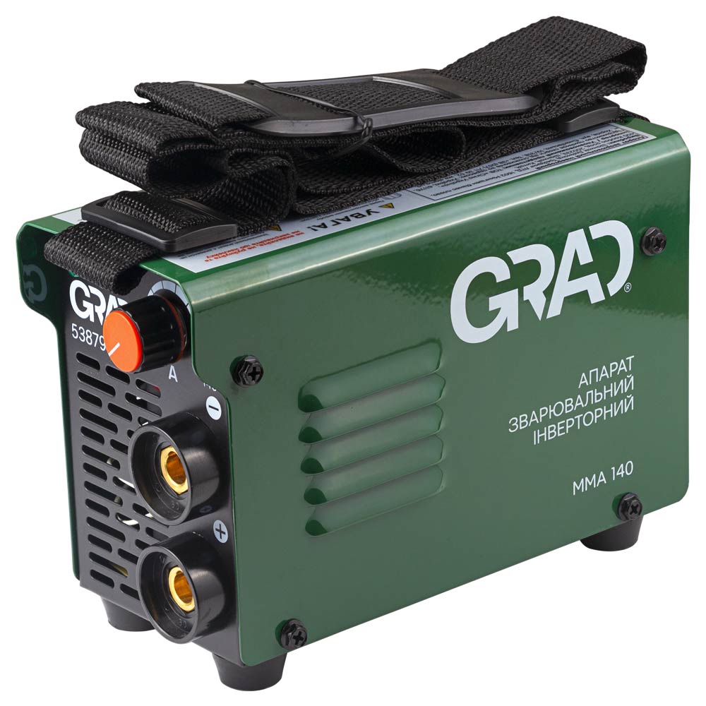 Апарат зварювальний Grad інверторний ММА-140А електрод 4 мм
