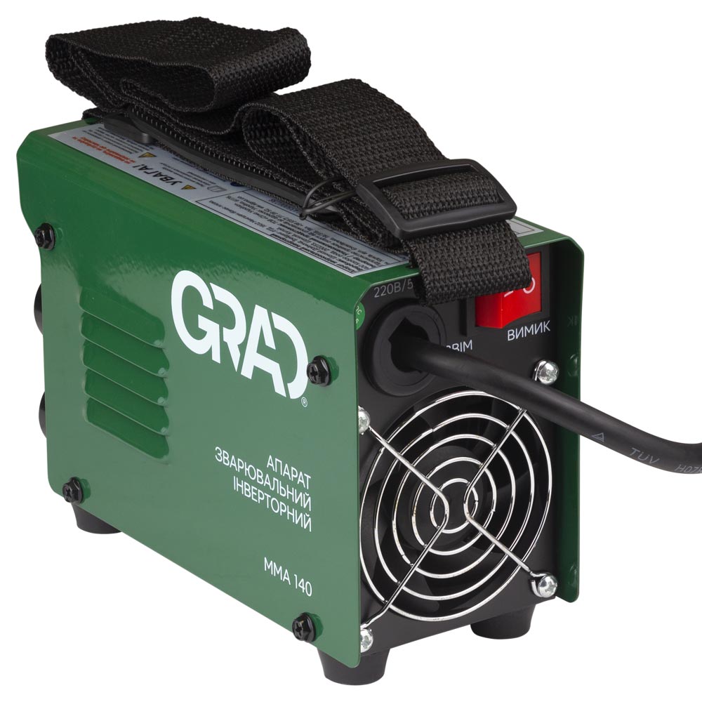 Апарат зварювальний Grad інверторний ММА-140А електрод 4 мм