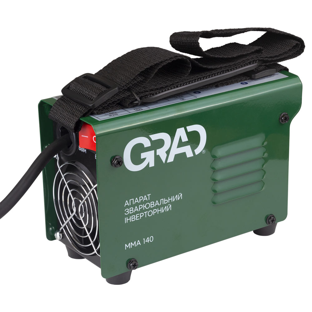 Апарат зварювальний Grad інверторний ММА-140А електрод 4 мм