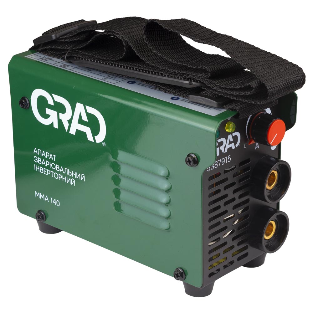 Апарат зварювальний Grad інверторний ММА-140А електрод 4 мм