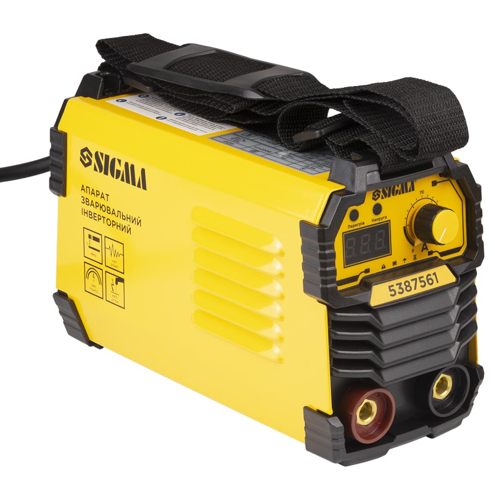 Апарат зварювальний Sigma інверторний ММА-140А електрод 4 мм дисплей