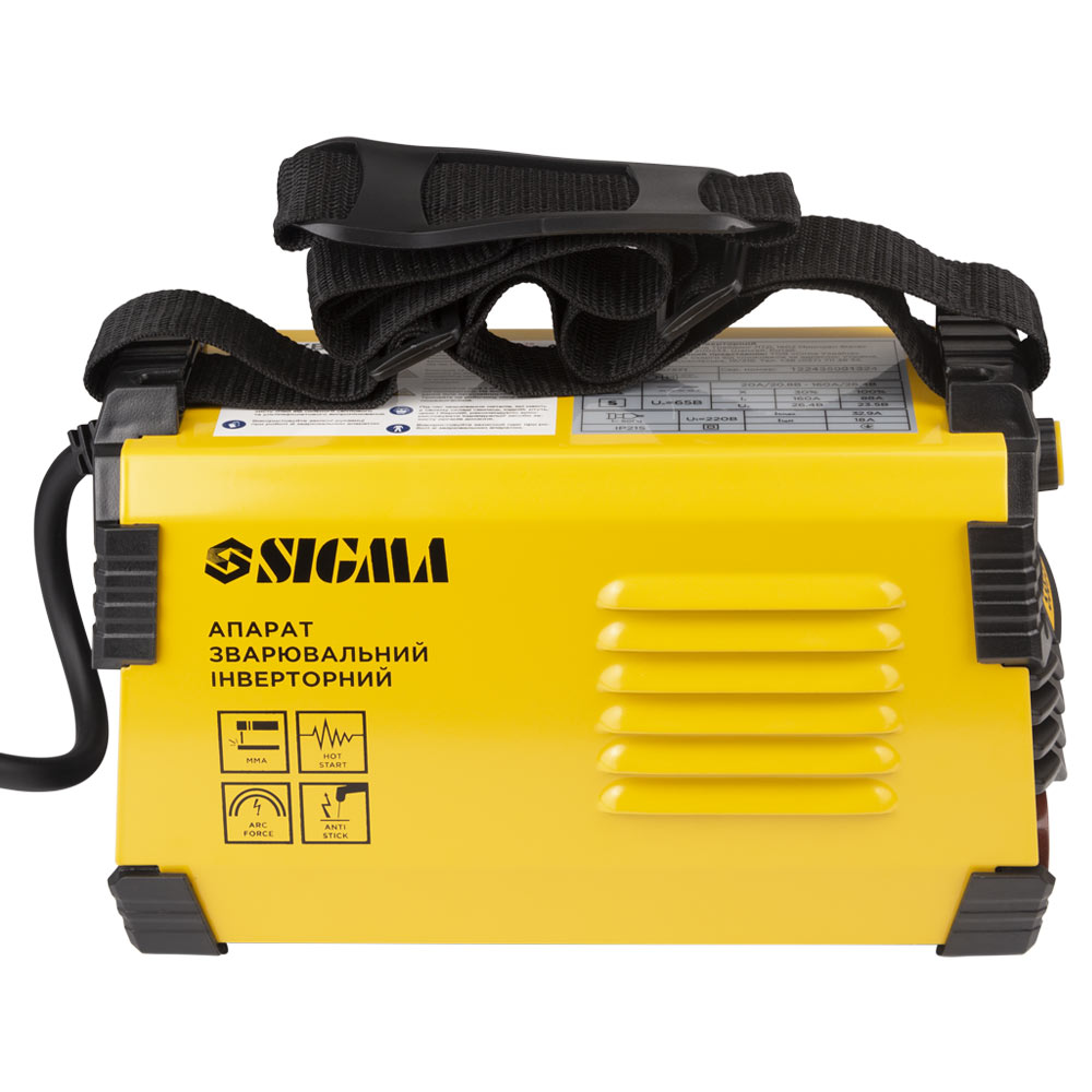 Апарат зварювальний Sigma інверторний ММА-160А електрод 4 мм дисплей