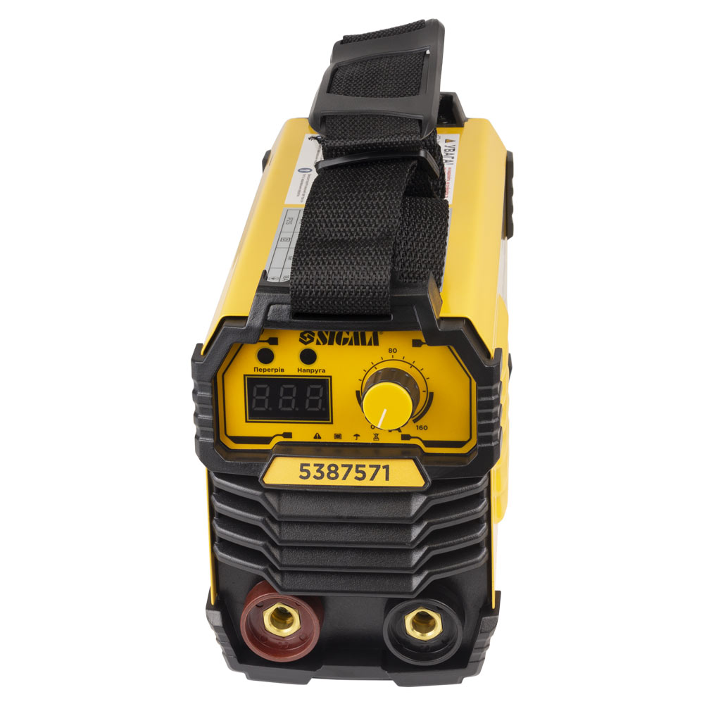 Апарат зварювальний Sigma інверторний ММА-160А електрод 4 мм дисплей