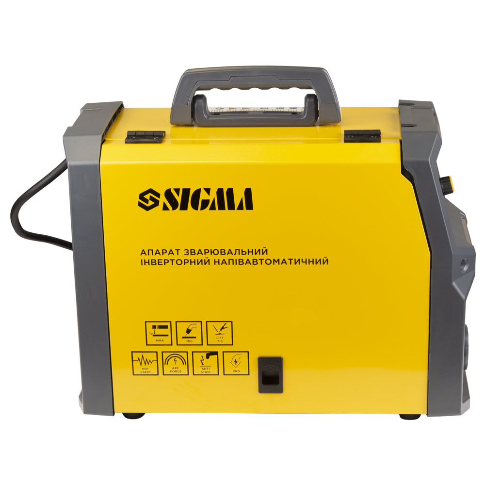 Апарат зварювальний Sigma інверторний напівавтомат МIG/MMA-160А електрод 4 мм дріт 0.8-1 мм LED