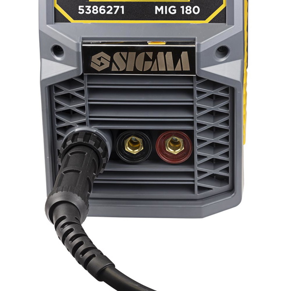 Аппарат сварочный Sigma инверторный полуавтомат MIG/MMA-180А электрод 5 мм проволока 0.8-1 мм LED