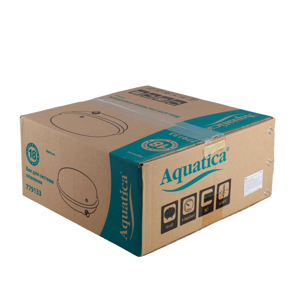 Бак Aquatica для системи опалення плоский 10 л Ø325