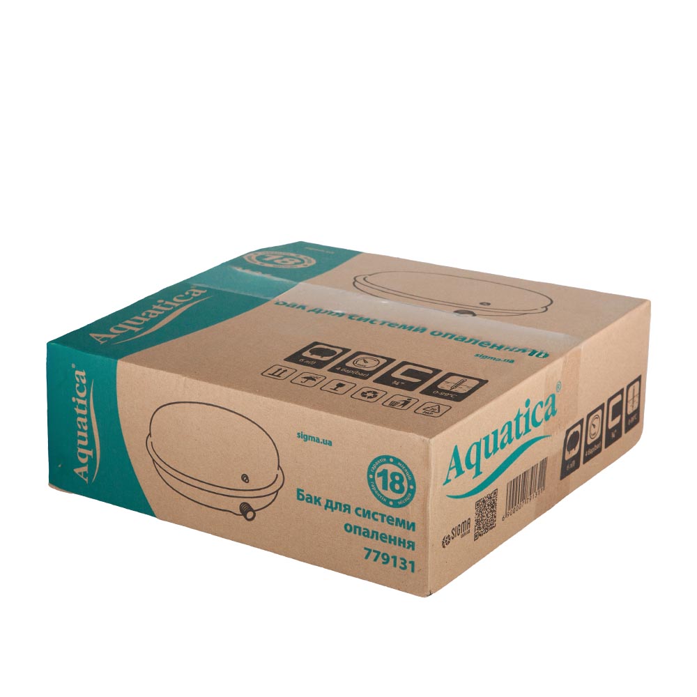 Бак Aquatica для системи опалення плоский 6 л Ø325