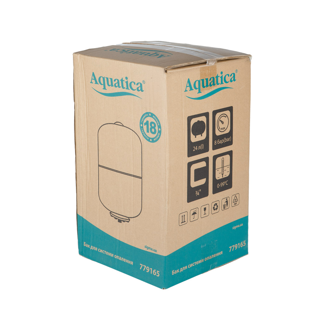 Бак Aquatica для системи опалення циліндричний (розбірний) 24 л