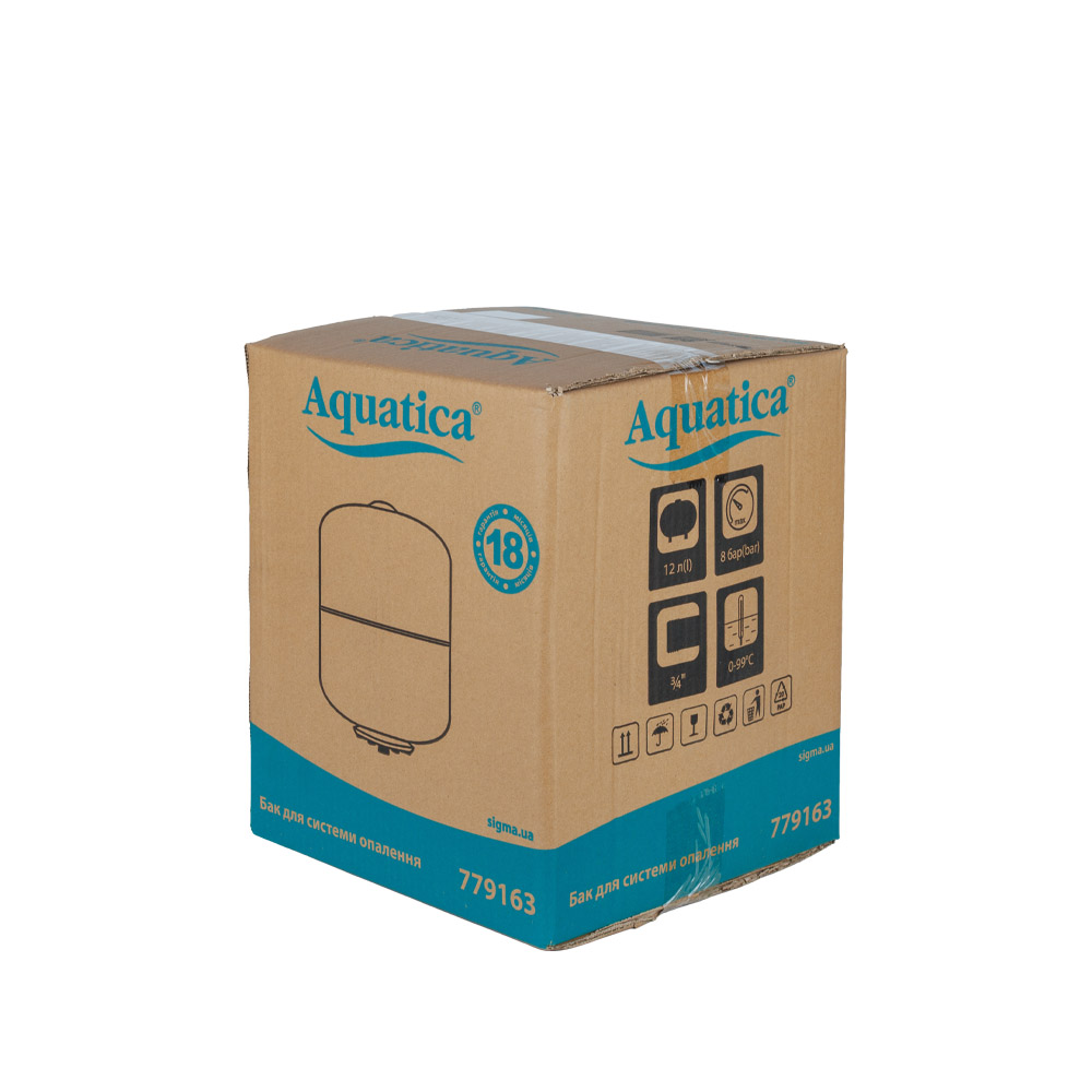 Бак Aquatica для системи опалення циліндричний (розбірний) 12 л