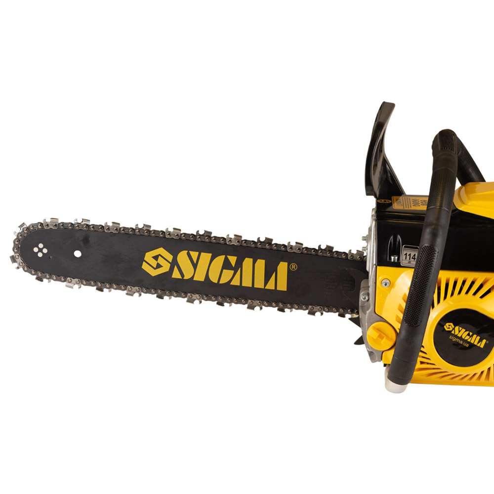 Бензопила ланцюгова Sigma 2.0кВт шина 40 см крок ланцюга 0.325
