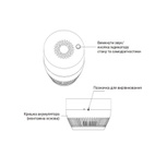 Беспроводной датчик дыма Thermo Alliance ZigBee (ZB-ZSA)