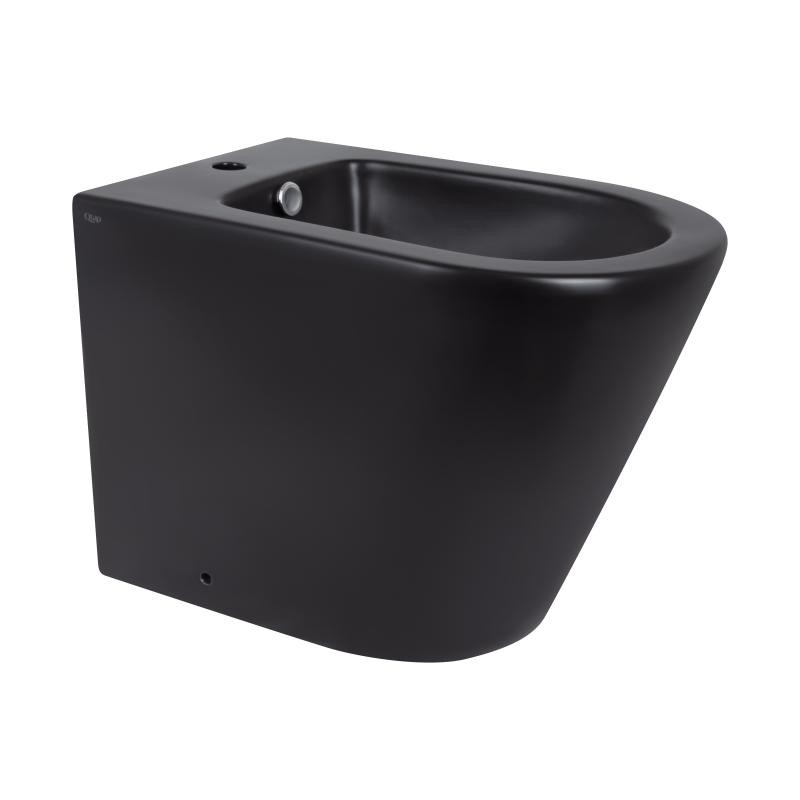 Біде підлогове Qtap Scorpio 530 x 360 x 395 Matt black (QT14441003CMB)