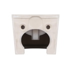 Биде подвесное Qtap Crow 485 х 340 х 290 мм, White (QT05555371W)