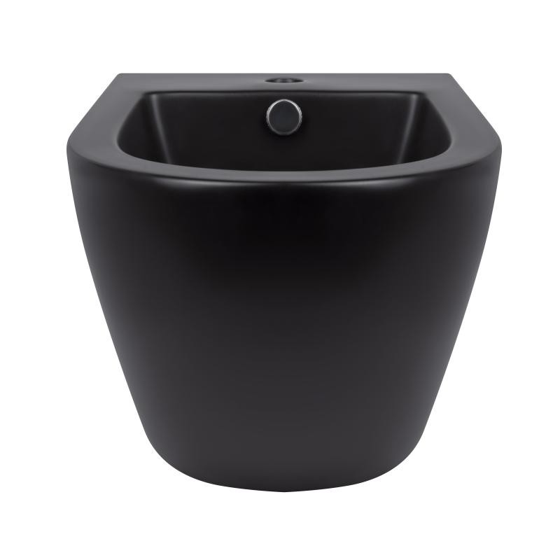 Біде підвісне Qtap Robin 495 х 370 х 325 Matt black (QT1355046FMB)