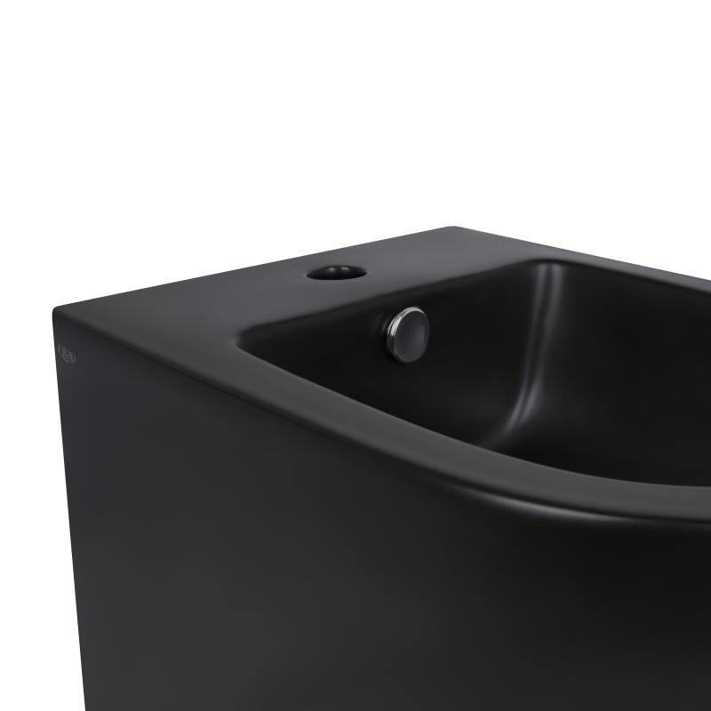 Біде підвісне Qtap Robin 495 х 370 х 325 Matt black (QT1355046FMB)