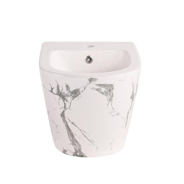 Биде подвесное Qtap Robin 515 x 370 x 350 мм, Marble (QT13551381GMR)