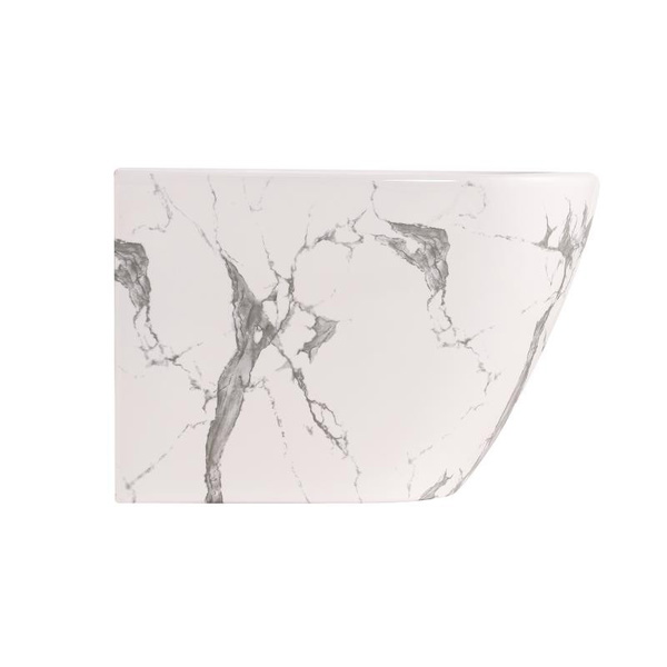 Биде подвесное Qtap Robin 515 x 370 x 350 мм, Marble (QT13551381GMR)