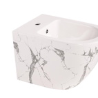 Биде подвесное Qtap Robin 515 x 370 x 350 мм, Marble (QT13551381GMR)
