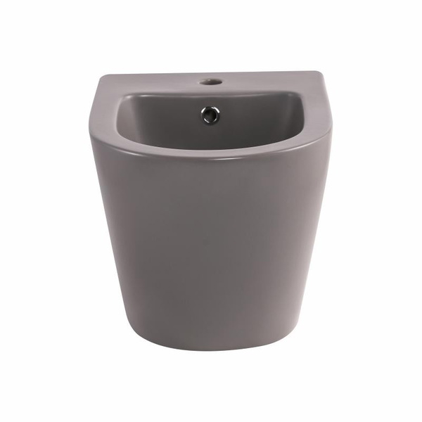 Биде подвесное Qtap Robin 515 x 370 x 350 мм, Stone grey (QT13551381GSG)