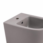 Биде подвесное Qtap Robin 515 x 370 x 350 мм, Stone grey (QT13551381GSG)
