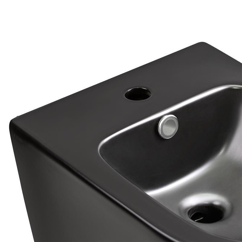 Біде підвісне Qtap Scorpio 515 x 360 x 345 Matt black (QT1455053FMB)