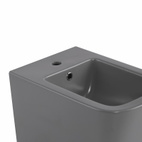 Биде подвесное Qtap Tern 520 x 350 x 330 мм, Stone grey (QT17551303GSG)