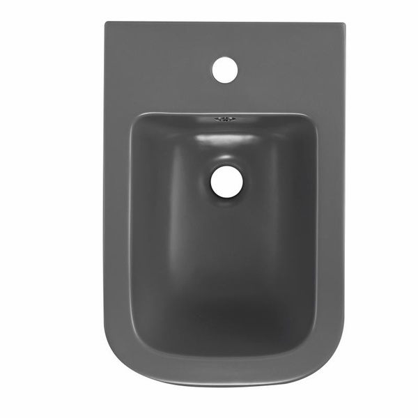 Биде подвесное Qtap Tern 520 x 350 x 330 мм, Stone grey (QT17551303GSG)