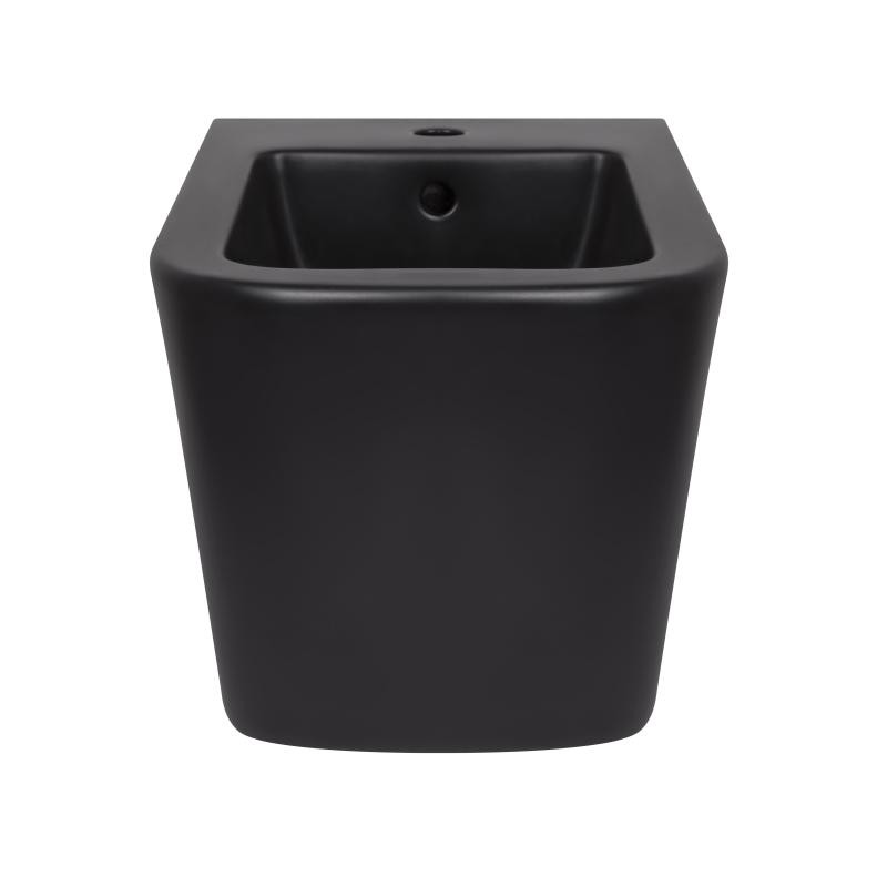 Біде підвісне Qtap Tern New 515x350x320 мм Matt Black (QT17551303GMB)