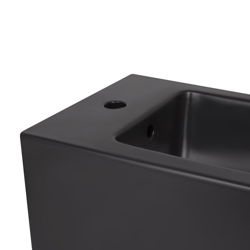Біде підвісне Qtap Tern New 515x350x320 мм Matt Black (QT17551303GMB)
