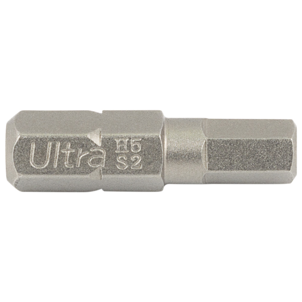 Біти Ultra Hex S2 5 x 25 мм 1/4" 10 шт (блістер)