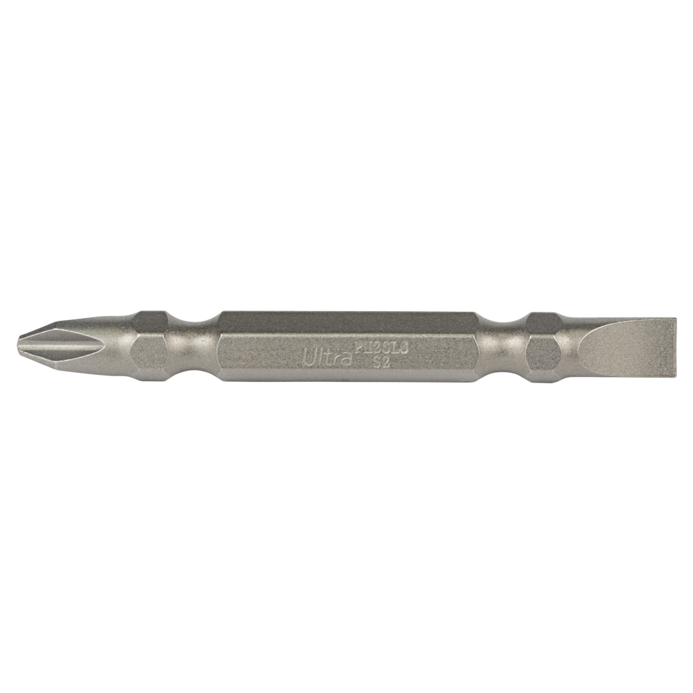 Биты Ultra S2 PH2-SL6 x 65 мм 1/4" 10 шт (блистер)