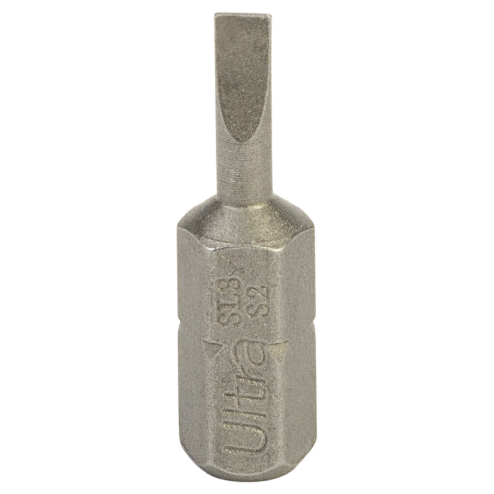 Біти Ultra S2 SL3 x 25 мм 1/4" 10 шт (блістер)