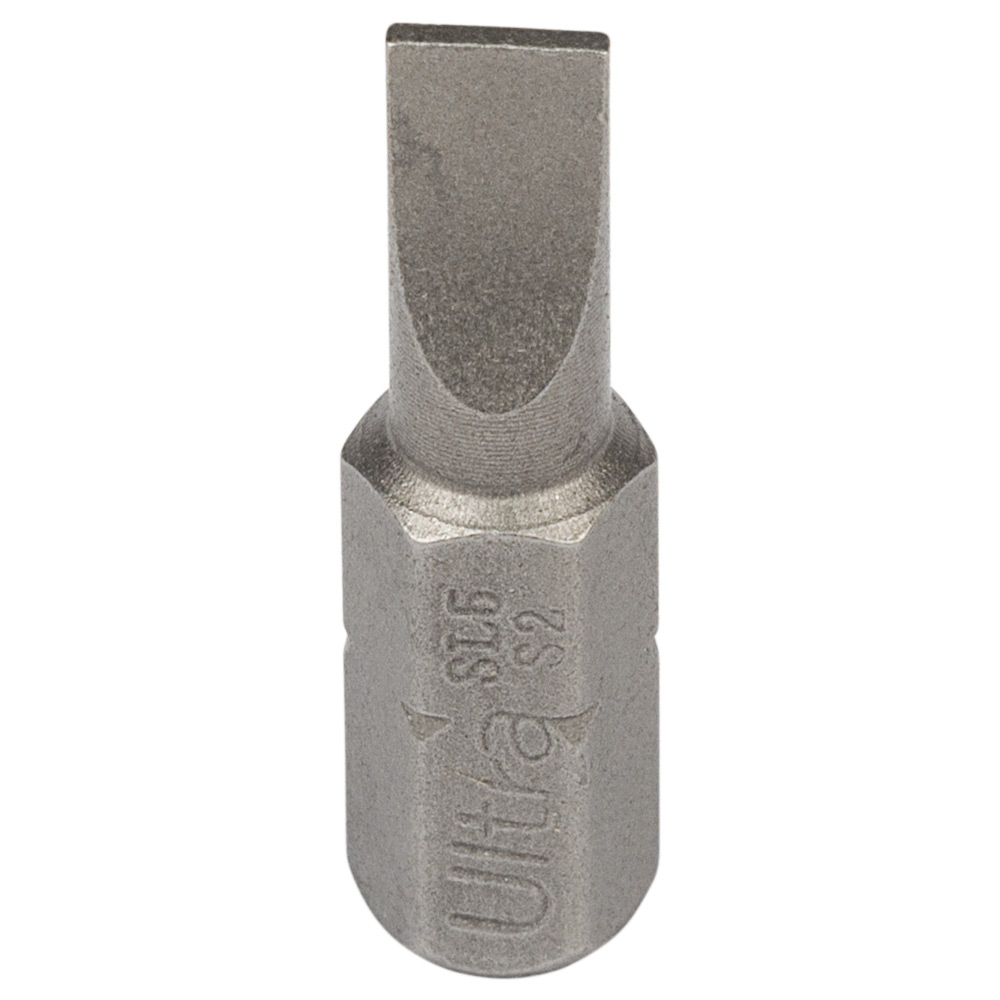 Біти Ultra S2 SL5 x 25 мм 1/4" 10 шт (блістер)
