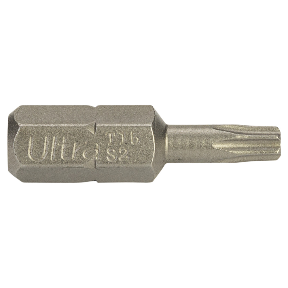 Биты Ultra Torx-proof S2 15 x 25 мм 1/4" 10 шт (блистер)