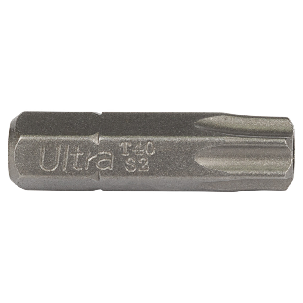 Біти Ultra Torx-proof S2 40 x 25 мм 1/4" 10 шт (блістер)