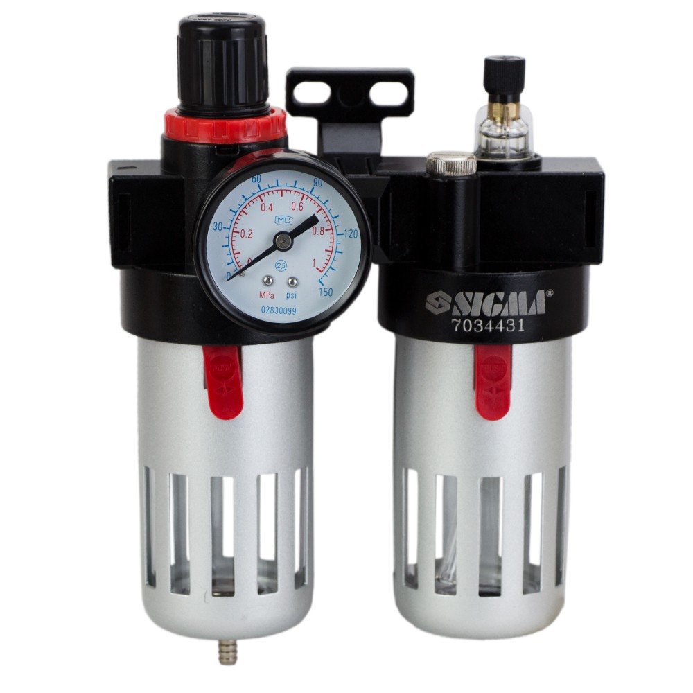 Блок підготовки повітря Sigma Refine в зборі 1200 л/хв 1/2"