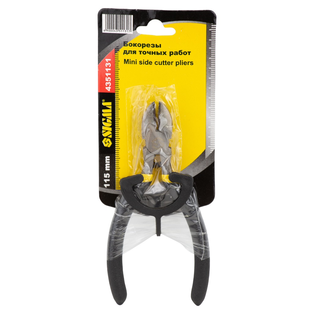 Бокорізи Sigma обгумовані рукоятки 115 мм