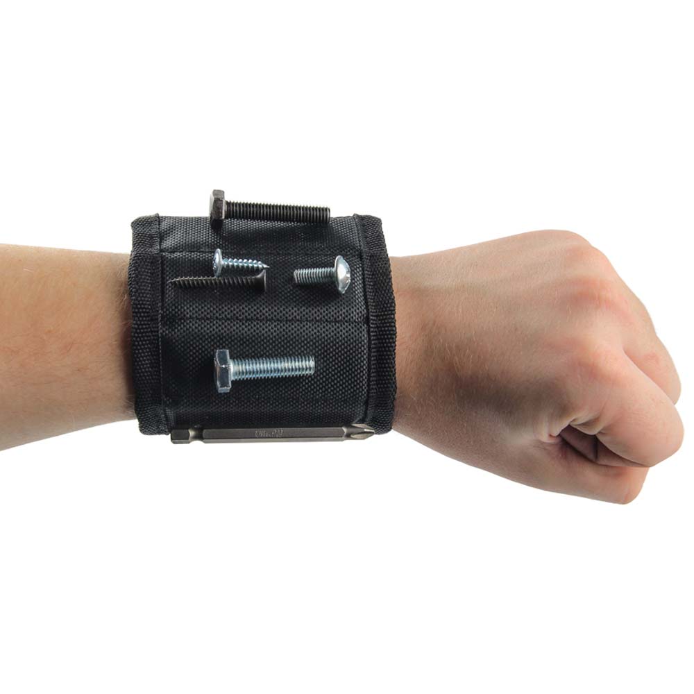 Браслет магнитный Sigma строительный 360 х 90 мм, 10 магнитов, баллистический нейлон 1680D