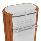 Декоративный чехол для бойлера Willer IV50DR-Brig (Деревянные рейки / 880 х 860 мм / 6)