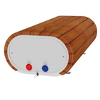 Декоративный чехол для бойлера Willer IV80DR-Brig (Деревянные рейки / 980 х 985 мм / 14)